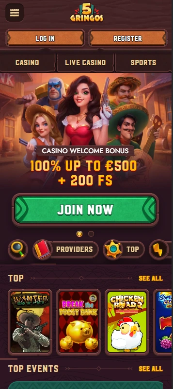 5Gringos Casino App